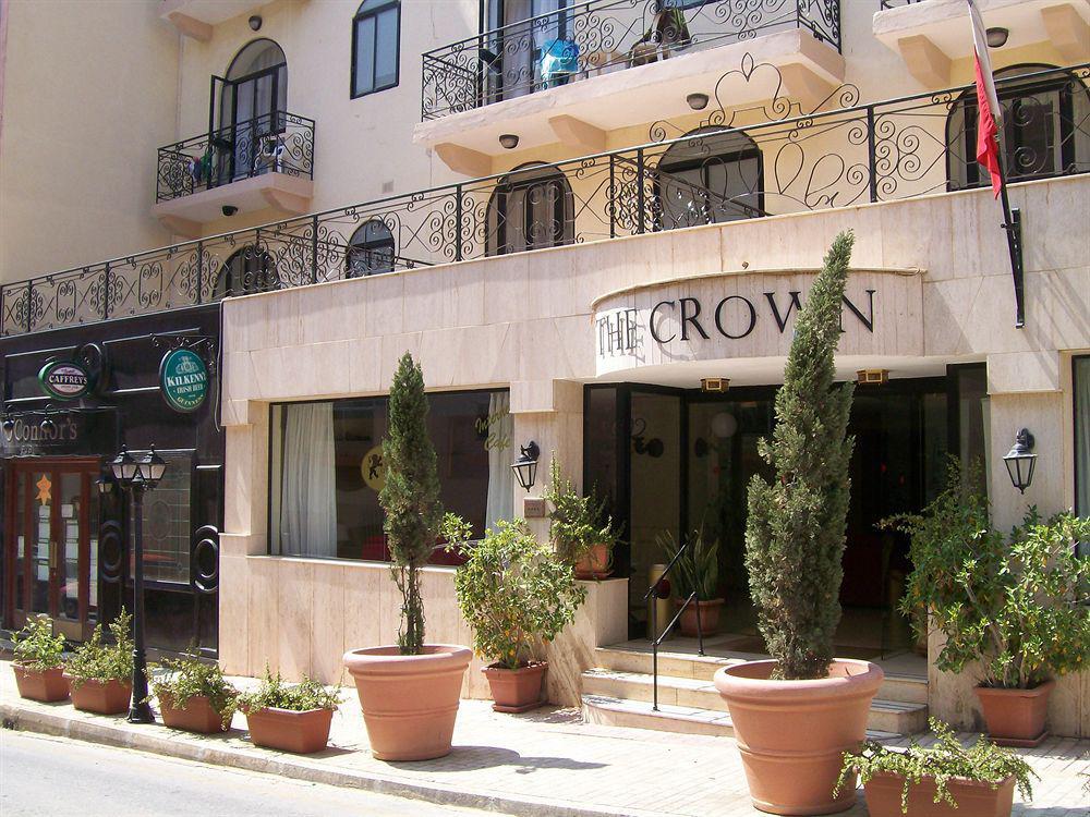 The Crown Hotel Bugibba Bagian luar foto